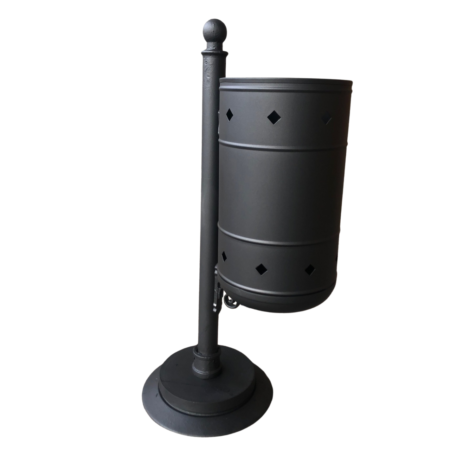 Cestino centro storico ALU19 intero | Fonderie Lamperti