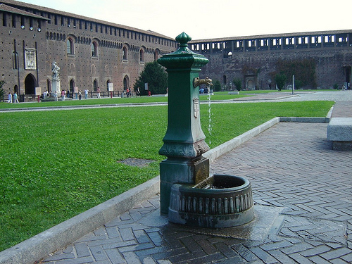 Scopri di pi&ugrave; su Fontane Milano - Il Drago verde e le Vedovelle  |  Fonderie Lamperti