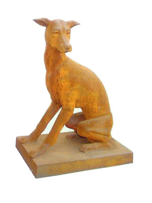 cane seduto ghisa | Fonderie Lamperti