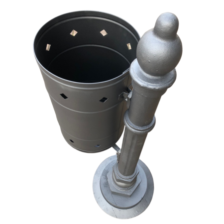 Cestino centro storico ALU6 alto | Fonderie Lamperti